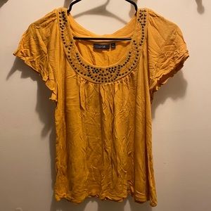 Mustard Decorative Tee